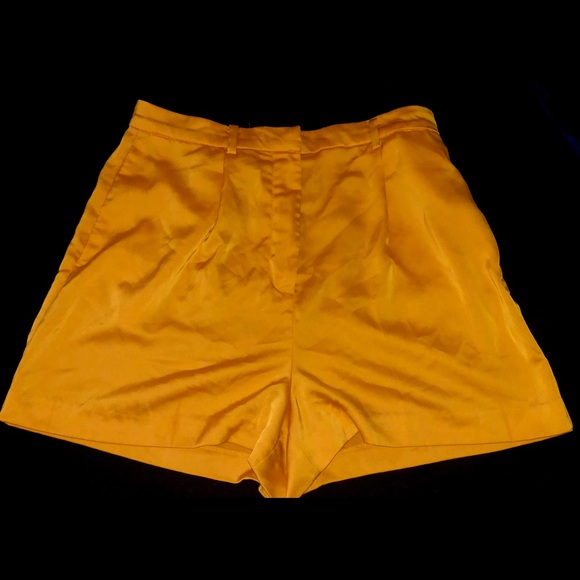 h&m silk shorts